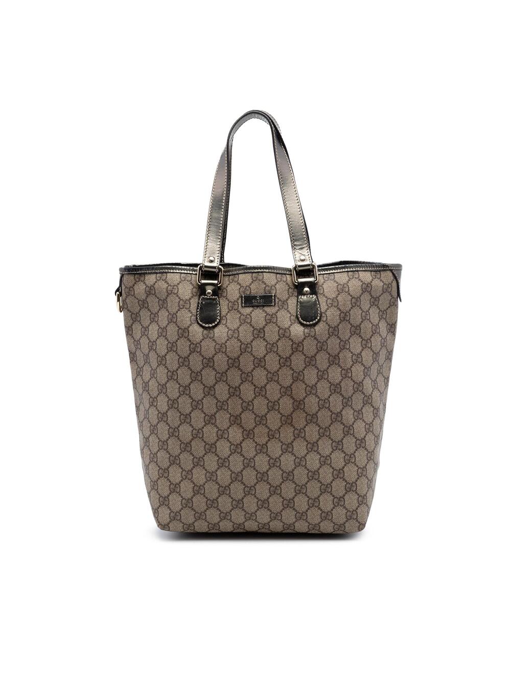 Gucci Web Loop Tote Gg Coated Canvas #298003G65B